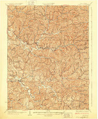 Ripley West Virginia Historical topographic map, 1:62500 scale, 15 X 15 Minute, Year 1928