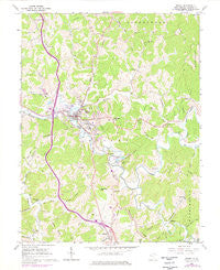Ripley West Virginia Historical topographic map, 1:24000 scale, 7.5 X 7.5 Minute, Year 1960