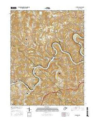 Rivesville West Virginia Current topographic map, 1:24000 scale, 7.5 X 7.5 Minute, Year 2016