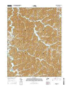 Roanoke West Virginia Historical topographic map, 1:24000 scale, 7.5 X 7.5 Minute, Year 2014