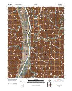 Robertsburg West Virginia Historical topographic map, 1:24000 scale, 7.5 X 7.5 Minute, Year 2011