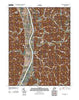 Robertsburg West Virginia Historical topographic map, 1:24000 scale, 7.5 X 7.5 Minute, Year 2011