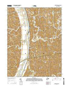 Robertsburg West Virginia Historical topographic map, 1:24000 scale, 7.5 X 7.5 Minute, Year 2014