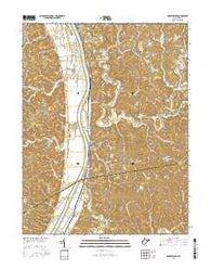 Robertsburg West Virginia Current topographic map, 1:24000 scale, 7.5 X 7.5 Minute, Year 2016