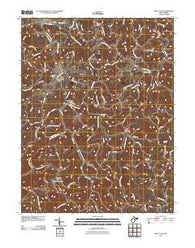 Rock Cave West Virginia Historical topographic map, 1:24000 scale, 7.5 X 7.5 Minute, Year 2010