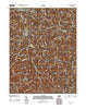 Rock Cave West Virginia Historical topographic map, 1:24000 scale, 7.5 X 7.5 Minute, Year 2010