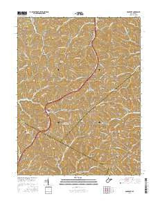 Rockport West Virginia Current topographic map, 1:24000 scale, 7.5 X 7.5 Minute, Year 2016