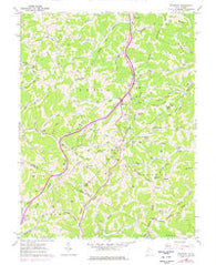 Rockport West Virginia Historical topographic map, 1:24000 scale, 7.5 X 7.5 Minute, Year 1960