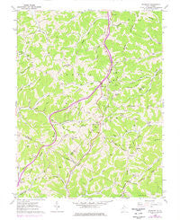 Rockport West Virginia Historical topographic map, 1:24000 scale, 7.5 X 7.5 Minute, Year 1960
