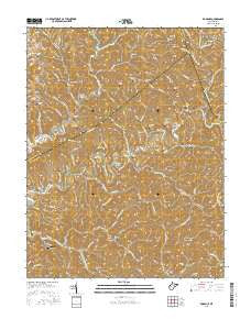 Romance West Virginia Current topographic map, 1:24000 scale, 7.5 X 7.5 Minute, Year 2016