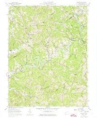 Romance West Virginia Historical topographic map, 1:24000 scale, 7.5 X 7.5 Minute, Year 1957