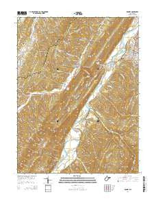 Romney West Virginia Historical topographic map, 1:24000 scale, 7.5 X 7.5 Minute, Year 2014