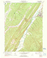 Romney West Virginia Historical topographic map, 1:24000 scale, 7.5 X 7.5 Minute, Year 1973