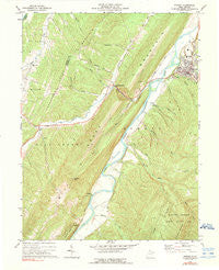 Romney West Virginia Historical topographic map, 1:24000 scale, 7.5 X 7.5 Minute, Year 1973