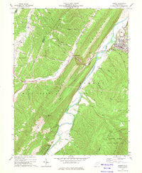 Romney West Virginia Historical topographic map, 1:24000 scale, 7.5 X 7.5 Minute, Year 1973
