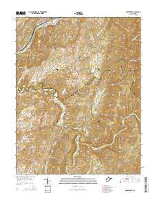 Ronceverte West Virginia Historical topographic map, 1:24000 scale, 7.5 X 7.5 Minute, Year 2014