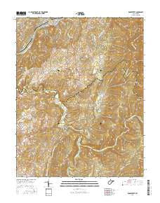 Ronceverte West Virginia Current topographic map, 1:24000 scale, 7.5 X 7.5 Minute, Year 2016