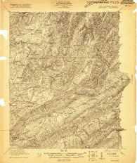 Ronceverte West Virginia Historical topographic map, 1:48000 scale, 15 X 15 Minute, Year 1921