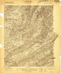 Ronceverte West Virginia Historical topographic map, 1:48000 scale, 15 X 15 Minute, Year 1921