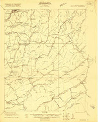 Ronceverte West Virginia Historical topographic map, 1:48000 scale, 15 X 15 Minute, Year 1921