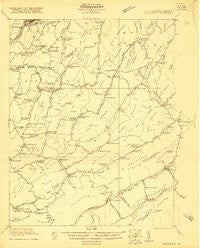 Ronceverte West Virginia Historical topographic map, 1:48000 scale, 15 X 15 Minute, Year 1921