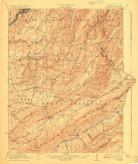 Ronceverte West Virginia Historical topographic map, 1:62500 scale, 15 X 15 Minute, Year 1923