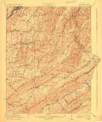 Ronceverte West Virginia Historical topographic map, 1:62500 scale, 15 X 15 Minute, Year 1923