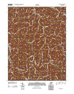 Rosedale West Virginia Historical topographic map, 1:24000 scale, 7.5 X 7.5 Minute, Year 2011