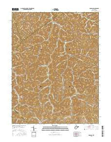 Rosedale West Virginia Current topographic map, 1:24000 scale, 7.5 X 7.5 Minute, Year 2016