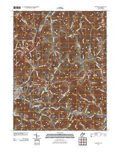 Rosemont West Virginia Historical topographic map, 1:24000 scale, 7.5 X 7.5 Minute, Year 2011