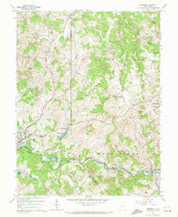 Rosemont West Virginia Historical topographic map, 1:24000 scale, 7.5 X 7.5 Minute, Year 1960