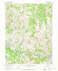 Rosemont West Virginia Historical topographic map, 1:24000 scale, 7.5 X 7.5 Minute, Year 1960
