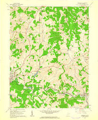 Rosemont West Virginia Historical topographic map, 1:24000 scale, 7.5 X 7.5 Minute, Year 1960