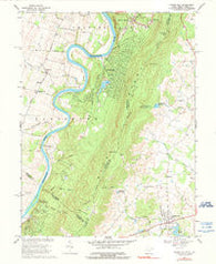 Round Hill Virginia Historical topographic map, 1:24000 scale, 7.5 X 7.5 Minute, Year 1970