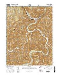 Rowlesburg West Virginia Current topographic map, 1:24000 scale, 7.5 X 7.5 Minute, Year 2016