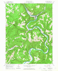 Rowlesburg West Virginia Historical topographic map, 1:24000 scale, 7.5 X 7.5 Minute, Year 1960
