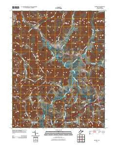 Rupert West Virginia Historical topographic map, 1:24000 scale, 7.5 X 7.5 Minute, Year 2011