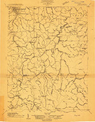 Sago West Virginia Historical topographic map, 1:48000 scale, 15 X 15 Minute, Year 1912