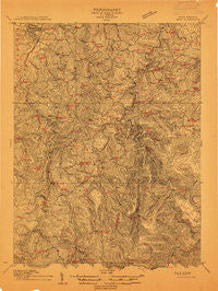 Sago West Virginia Historical topographic map, 1:48000 scale, 15 X 15 Minute, Year 1912
