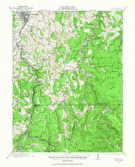 Sago West Virginia Historical topographic map, 1:62500 scale, 15 X 15 Minute, Year 1912