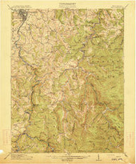 Sago West Virginia Historical topographic map, 1:62500 scale, 15 X 15 Minute, Year 1914