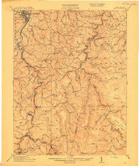 Sago West Virginia Historical topographic map, 1:62500 scale, 15 X 15 Minute, Year 1914