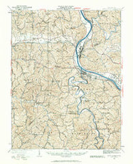Saint Albans West Virginia Historical topographic map, 1:62500 scale, 15 X 15 Minute, Year 1931