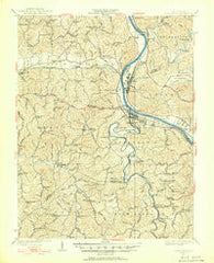 Saint Albans West Virginia Historical topographic map, 1:62500 scale, 15 X 15 Minute, Year 1931