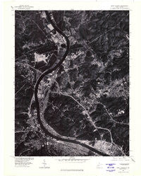 Saint Albans West Virginia Historical topographic map, 1:24000 scale, 7.5 X 7.5 Minute, Year 1976