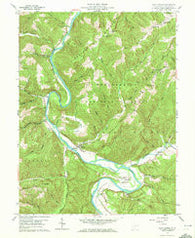 Saint George West Virginia Historical topographic map, 1:24000 scale, 7.5 X 7.5 Minute, Year 1959
