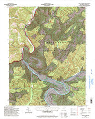 Saint George West Virginia Historical topographic map, 1:24000 scale, 7.5 X 7.5 Minute, Year 1995