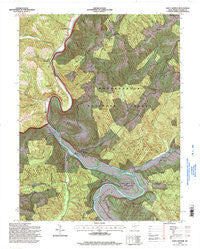 Saint George West Virginia Historical topographic map, 1:24000 scale, 7.5 X 7.5 Minute, Year 1995