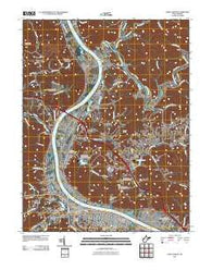 Saint Albans West Virginia Historical topographic map, 1:24000 scale, 7.5 X 7.5 Minute, Year 2011