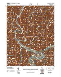 Saint George West Virginia Historical topographic map, 1:24000 scale, 7.5 X 7.5 Minute, Year 2011
